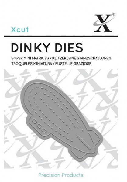 XCut klitzekleine Stanzschablone Zeppelin 4,7 cm x 2,2 cm