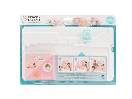 We R Makers • Explosion Card Punch Board