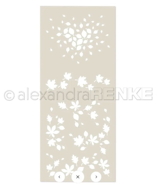 AlexandraRENKE Stencil Blätterliebe