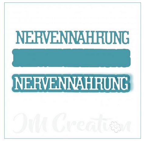JM Creation Stanzschablone Nervennahrung