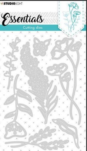 Studio Light Cutting Die Flowers Essentials nr.107 SL-ES-CD107 105x148mm