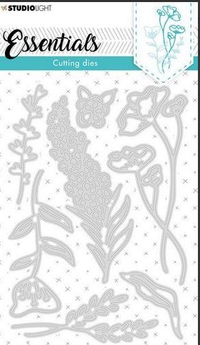 Studio Light Cutting Die Flowers Essentials nr.107 SL-ES-CD107 105x148mm