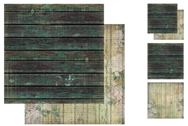 13@rts Designpapier Grungy Walls Washed wood