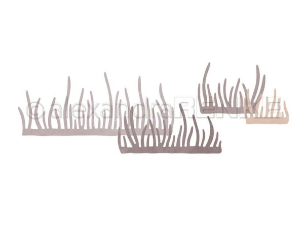 alexandraRENKE Stanzschablonen 'Grasbüschel-Set'