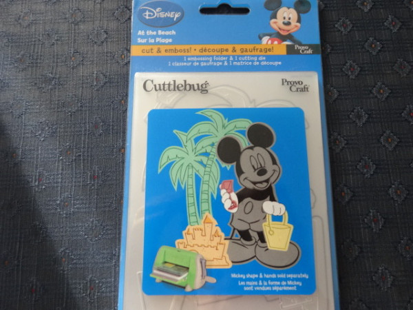 Cuttlebug Disney Stanz- und Prägeschablone Strand