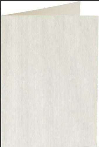 Papicolor Doppelkarte A6 creme weiß 200gr-SB 6 St 309903 - 105x148 mm