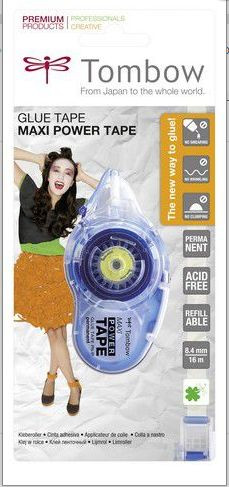 Tombow Maxi Power Fotokleberoller permanent -blister 8,4 mmx16 mtr