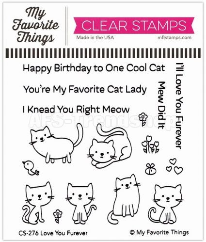 My favorite things love you furever clear stamps