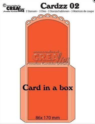 CREALies Stanzschablone Card in a Box CLCZ02
