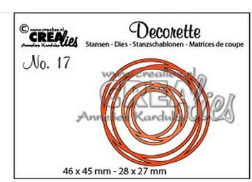 CREAlies Stanzschablonen intertwined circles (2teilig) CLDR17