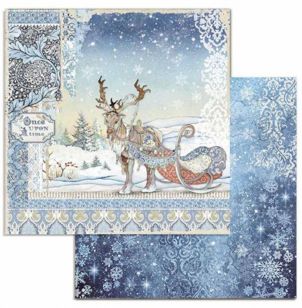Stamperia 12x12 Double Face Paper Deer