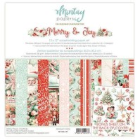 Mintay 12 x 12 Paper Set - Merry & Joy MT-MAJ-07 Mintay 12 x 12 Paper Set - Merry & Joy MT-MAJ-07