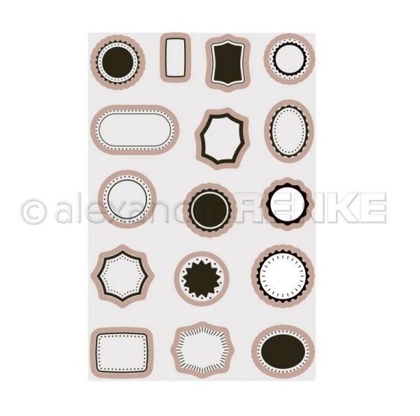 alexandraRENKE Cut & Emboss Folder 'Kleine Etiketten'