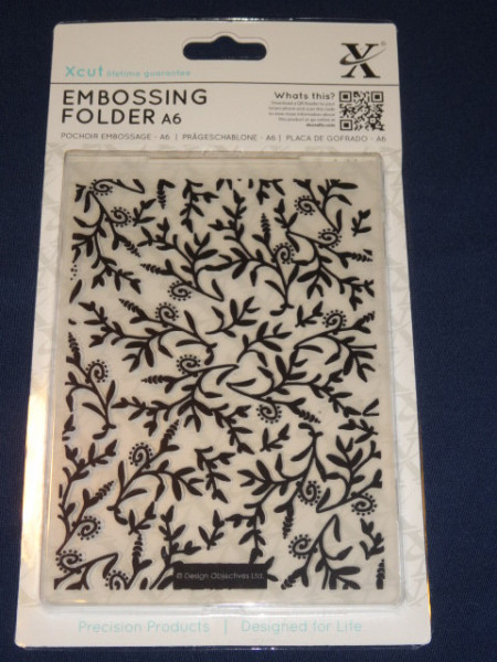 Embossingfolder XCut foliage pattern