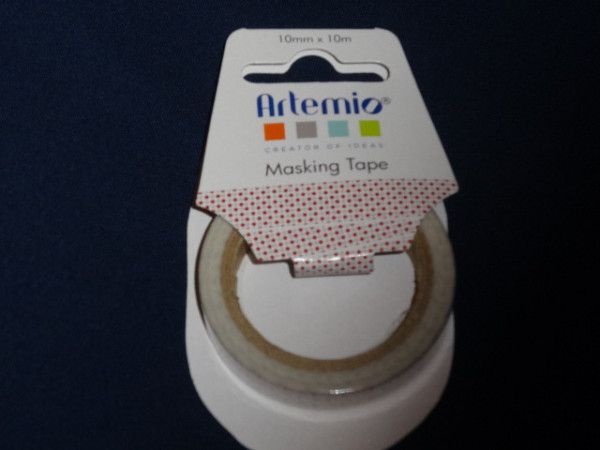 Artemio Masking Tape rote und beige Punkte