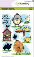 CraftEmotions Clear Stamps Chicken 1 CraftEmotions Clear Stamps Chicken 1
