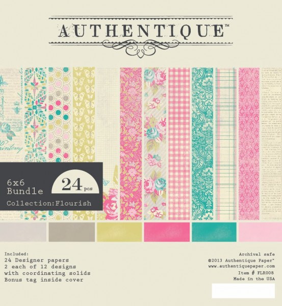 Authentique 6x6 Paper Pad Flourish
