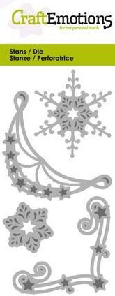 CraftEmotions Stanzschablonen Ornamente / Schneekristalle 115633/0188