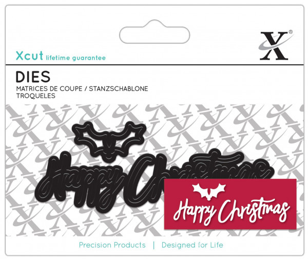 XCUt Ministanzschablone -Happy Christmas- XCU504020