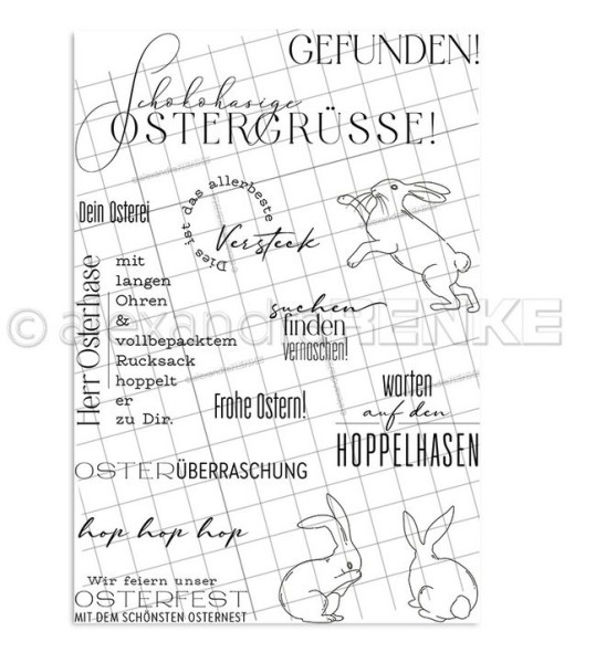 alexandraRENKE Clear Stamps Hoppelhasen