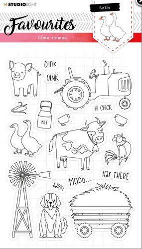 StudioLight Clear Stamps Favourites Nr. 424 (Pet Life) A5