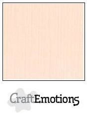 CraftEmotions Leinenkarton 10 Bg Sahne 30,5x30,5cm