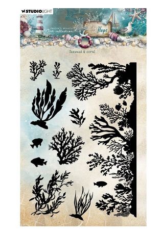 Studio Light • Tide of Hope Clear Stamps Algen und Korallen