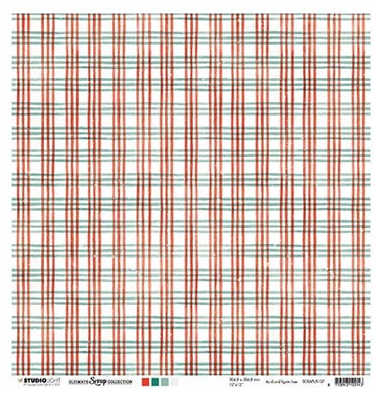 Studio Light Christmas Ultim. Scrap Coll.-Doppelseitig nr.107