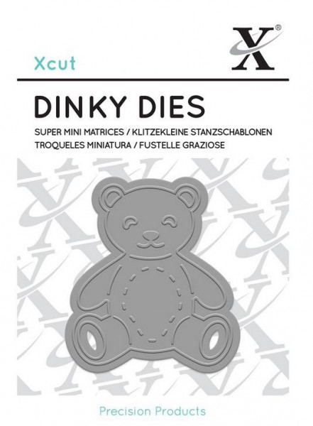 XCut klitzekleine Stanzschablone Teddybär 3,8 cm x 3 cm