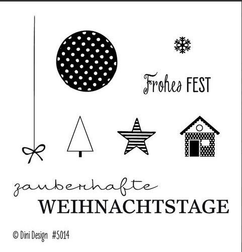 Dini Design clear stamps Weihnachtstage