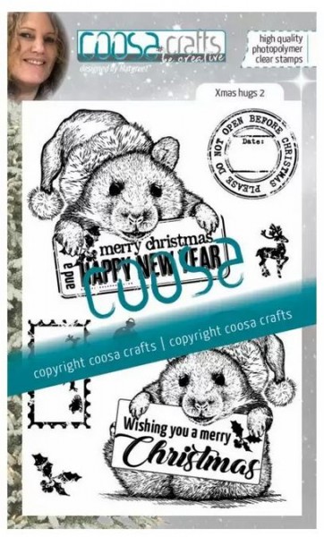 COOSA Crafts • Clear Stempel A6 Xmas hugs 2