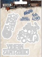 StudioLight Winter Trails Stanzschablonen Sprüche Nr. 102 StudioLight Winter Trails Stanzschablonen Sprüche Nr. 102