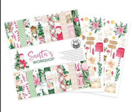 Piatek13 - Paper pad Santa‘s workshop 12x12 P13-SAN-08