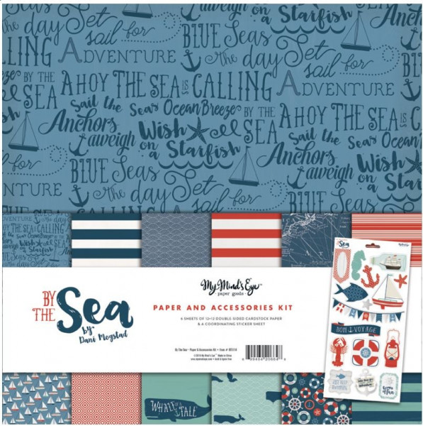 My Mind's eye By the Sea Paper and Accessories Kit #BTS114