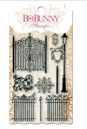 BoBunny Gateway clear stamps #10105427