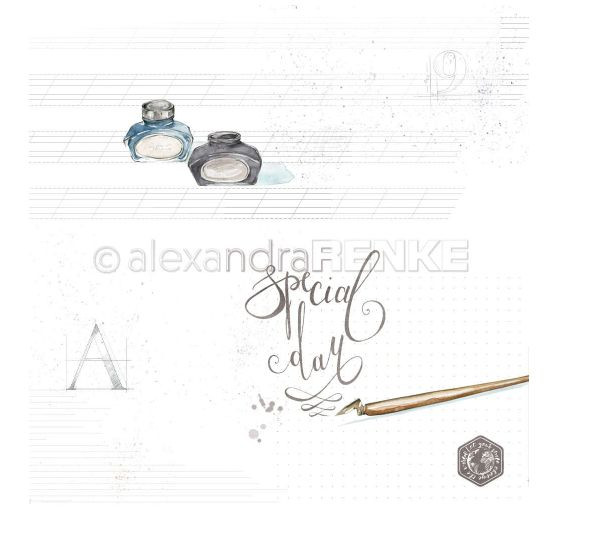 alexandra RENKE Designpapier special Day mit Muster