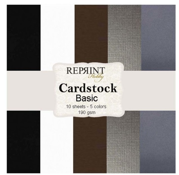 Reprint Hobby 12x12 Cardstock Basic (10Blatt)