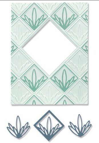 Sizzix 2-D Impresslits Embossing Folder - Ornate Frame Lisa Jones