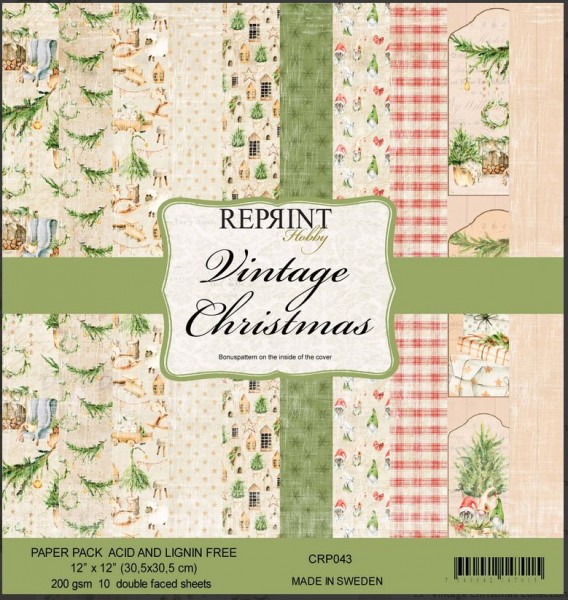 Reprint Hobby Vintage Christmas 12x12