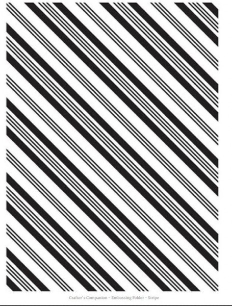 Darice Embossingfolder diagonal stripe background