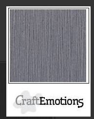 CraftEmotions Leinenkarton 10 Bg Granitgrau 30,5x30,5cm