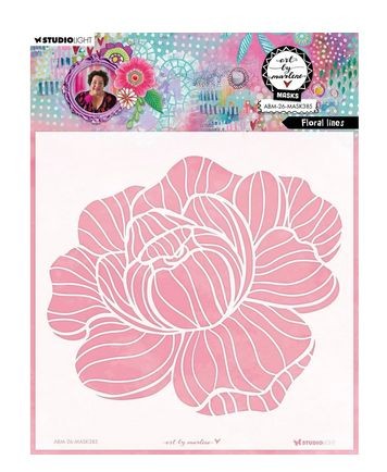 Studio Light • Art By Marlene Mask Floral lines Studio Light