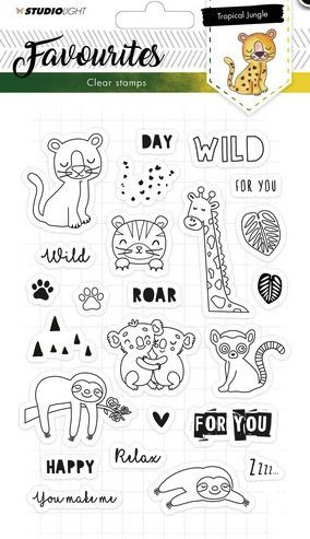 StudioLight Favourite Wild for you Clear Stamps