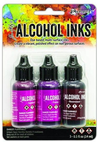 Ranger Alcohol Ink Ink Kits Pink/Red Spectrum 3x14 ml TAK69638 Tim Holtz