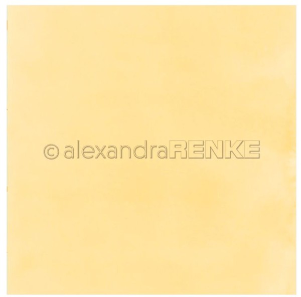 Alexandra Renke Designpapier 'Mimi Summer Special Leuchtend Sonnengelb' 200g/m²