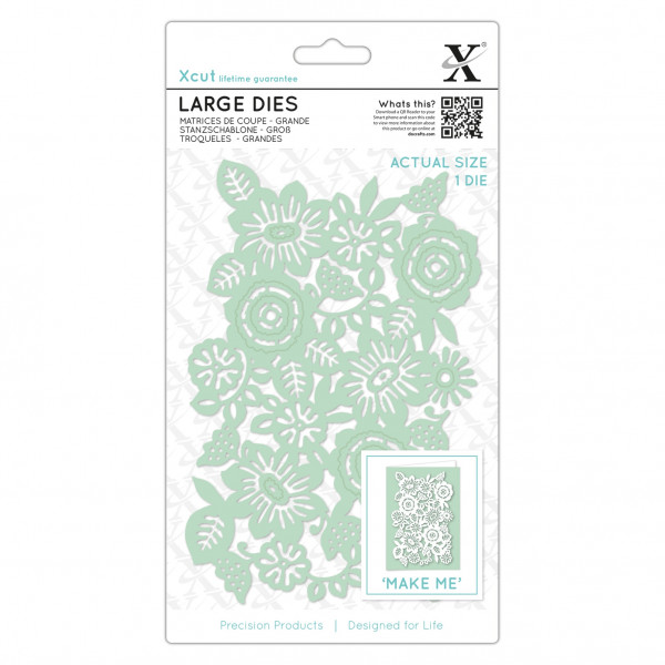 XCut Stanzschablone Floral Panel