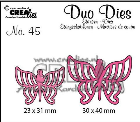 CREAlies Stanzschablonen / Dies Schmetterlinge