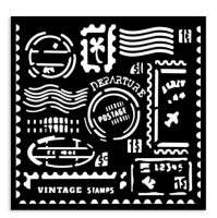Stamperia Art of Travelling Thick Stencil 12x12cm Stamps (KSTDS01) Stamperia Art of Travelling Thick Stencil 12x12cm Stamps (KSTDS01)