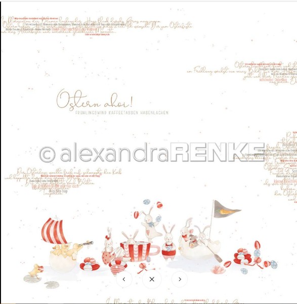 alexandraRENKE Designpapier 'Ostern ahoi'