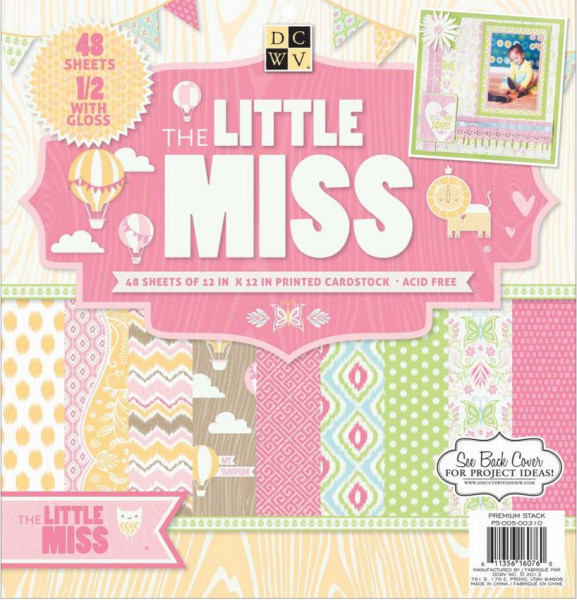 DCWV the little Miss stack 12x12 inch PS-005-00310